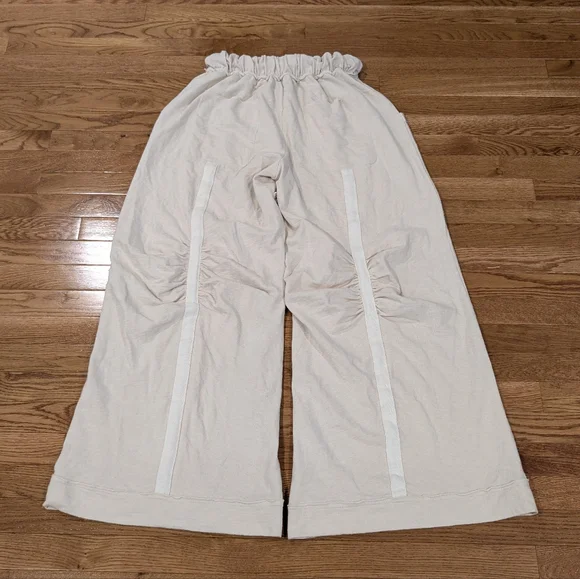 Free People FP Beach Cream Wide-Leg Pants Small - Picture 6 of 15